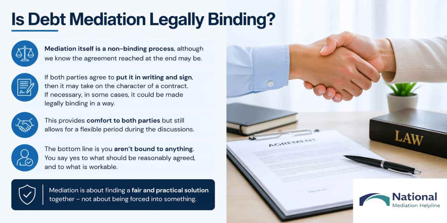 Is Debt Mediation Legally Binding Barrow-in-Furness