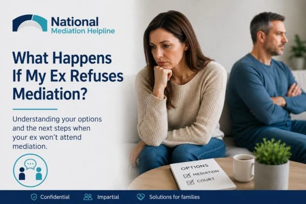 what if my ex refuses mediation Barrow-in-Furness?
